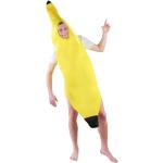 Gelbe Bananenkostüme aus Polyester Größe XL 