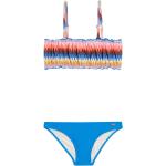 Blaue Protest Bandeau Bikinis für Kinder mit Rüschen aus Polyester Größe 152 für den für den Sommer 