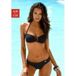 Schwarze Sunseeker Ocean Bandeau Bikinitops für Damen Größe XS 