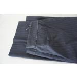 Dunkelblaue Gestreifte Bandolera Chino-Jeans aus Baumwollmischung für Damen Weite 38, Länge 34 
