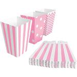 Rosa Papiertüten & Papiertragetaschen aus Papier 60-teilig 