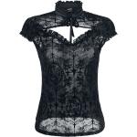 Banned Alternative - Gothic T-Shirt - Dark Lady - XS bis XL - für Damen - Größe XL - schwarz