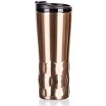 Kupferfarbene Coffee-to-go-Becher & Travel Mugs 450 ml aus Edelstahl 