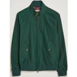 Grüne Casual BARACUTA Harrington-Jacken mit Reißverschluss für Herren Größe XL 