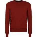 Reduzierte Rote BARBA Rundhals-Ausschnitt Kaschmir-Pullover aus Wolle für Herren Größe 4 XL 