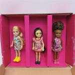 Barbie Chelsea Serie, 3 Chelsea Puppen mit Kleidern und Schuhen, Chelsea and Fri
