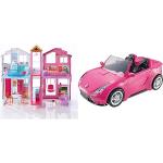 Reduzierte Pinke Barbie Barbie Puppenhäuser für 3 - 5 Jahre 