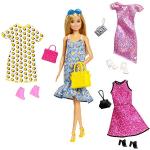 Bunte Barbie Fashionistas Barbie Puppenkleider 3-teilig 