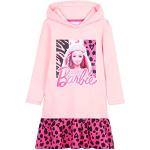 Pinke Motiv Barbie Barbie Druckkleider & bedruckte Kinderkleider aus Baumwolle für Mädchen 