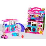 Barbie Pet Dreamhouse 2-Sided Playset, 10-pieces Include Pets and Accessories, K