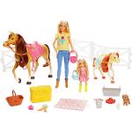 Barbie Reitspaß mit Barbie (blond), Chelsea, Pferd und Pony, Pferde Spielzeug mehrfarbig
