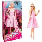 Barbie Signature The Movie - Margot Robbie als Barbie Puppe zum Film im rosa-weißen Karo-Kleid, Spielfigur