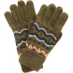 Reduzierte Olivgrüne Barbour Strick-Handschuhe Handwäsche für Herren 