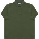 Grüne Bestickte Kurzärmelige Barbour Lightweight Kurzarm-Poloshirts aus Baumwolle für Herren 