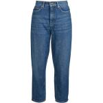 Reduzierte Schwarze Loose Fit Barbour High Waist Jeans mit Reißverschluss aus Baumwolle für Damen Größe L 