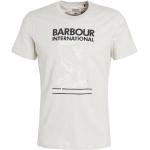 Beige Kurzärmelige Barbour Steve McQueen Collection Steve Mcqueen T-Shirts aus Baumwolle für Herren Größe XL 