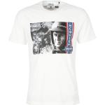 Weiße Barbour Steve McQueen Collection Steve Mcqueen T-Shirts aus Baumwolle für Herren Größe L 