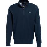 Reduzierte Marineblaue Unifarbene Barbour Herrensweatshirts aus Baumwolle Größe M 