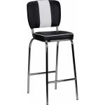 Schwarze Wohnling Barhocker & Barstühle aus Kunstleder Breite 0-50cm, Höhe 0-50cm, Tiefe 0-50cm 