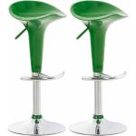 Grüne Fun-Möbel Barhocker & Barstühle aus Kunststoff höhenverstellbar 2-teilig 