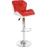 Rote Moderne Mendler Barhocker & Barstühle aus Kunstleder höhenverstellbar Breite 0-50cm, Höhe 50-100cm, Tiefe 0-50cm 