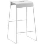Reduzierte Weiße Moderne Zone Denmark Barhocker & Barstühle aus Eisen Breite 0-50cm, Höhe 0-50cm, Tiefe 0-50cm 