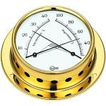 Barigo Comfortmeter thermo/Hygrometer mit Comfortzonenanzeige, gold