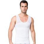 Weiße Shaping Tops & Miederhemden aus Mesh für Herren Größe L für den für den Sommer 