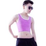 Fuchsiafarbene LGBT Lesbian Pride Damenkorsetts & Damencorsagen aus Baumwolle Größe 3 XL Große Größen für den für den Sommer 