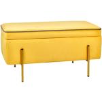Reduzierte Gelbe Truhenbänke & Sitztruhen mit Stauraum Breite 0-50cm, Höhe 0-50cm, Tiefe 0-50cm 