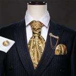 Krawatten-Sets aus Seide für Herren zur Hochzeit 
