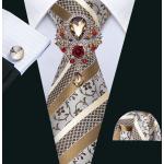 Bunte Paisley Casual Krawatten-Sets aus Seide für Herren 