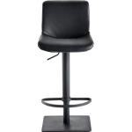 Schwarze Moderne Mayer Sitzmöbel Barhocker Leder Pulverbeschichtete aus Leder gepolstert Breite über 500cm, Höhe über 500cm, Tiefe 0-50cm 