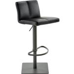 Schwarze Gesteppte Moderne Mayer Sitzmöbel Barhocker Leder pulverbeschichtet aus Leder gepolstert Breite über 500cm, Höhe über 500cm, Tiefe 0-50cm 