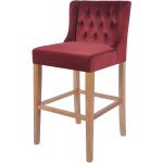Reduzierte Rote Maison Belfort Barhocker & Barstühle aus Massivholz Breite 50-100cm, Höhe 100-150cm, Tiefe 50-100cm 