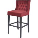 Reduzierte Rote Maison Belfort Barhocker & Barstühle aus Massivholz Breite 50-100cm, Höhe 100-150cm, Tiefe 50-100cm 
