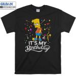 Weiße Oversize Die Simpsons Bart Simpson T-Shirts für Herren 