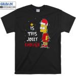 Weiße Oversize Die Simpsons Bart Simpson T-Shirts für Herren Weihnachten 