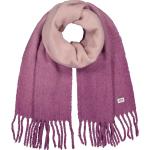 Violette Wollschals mit Fransen aus Wolle für Damen Einheitsgröße 