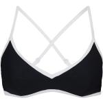 Reduzierte Schwarze Barts Bikini-Tops aus Polyamid mit Kreuzträgern für Damen Größe XS 