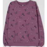 Reduzierte Lila Basefield Kindersweatshirts aus Baumwollmischung für Mädchen Größe 128 
