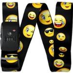Emoji Smiley Koffergurte & Kofferbänder mit Rollen 