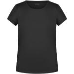 Schwarze Bio Kinder T-Shirts für Mädchen Größe 134 