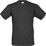 Schwarze T-Shirts aus Jersey für Herren Größe 5 XL 