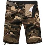 Camouflage Wasserdichte Winddichte Cargo-Shorts aus Denim für Herren Größe L für den für den Sommer 