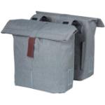 BASIL City Double Bag Gepäckträgertasche Erwachsene grey melee 28-32 l