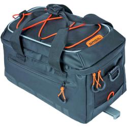 BASIL Miles Tarpaulin Trunkbag MIK Gepäckträgertasche Erwachsene black orange 7 l