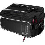 Schwarze Basil Sport Design Herrengepäckträgertaschen 7l mit Reißverschluss aus Kunstfaser 