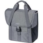 Graue Basil Damengepäckträgertaschen 16l mit Reißverschluss aus Textil 