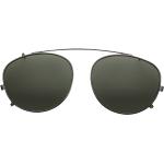 Dunkelgrüne Sonnenbrillen-Clips aus Metall für Herren 